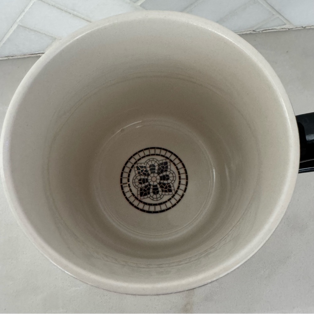 Anthropologie The Bistro Tile Stoneware Mug B - Picture 6 of 8